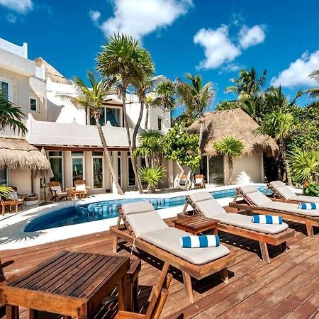 Luxury 5-Br Beachfront Home In Tulum Casa Sofia Gato Eksteriør bilde
