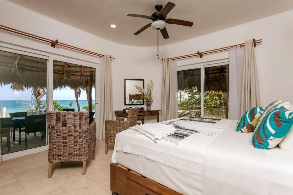Luxury 5-Br Beachfront Home In Tulum Casa Sofia Gato Eksteriør bilde