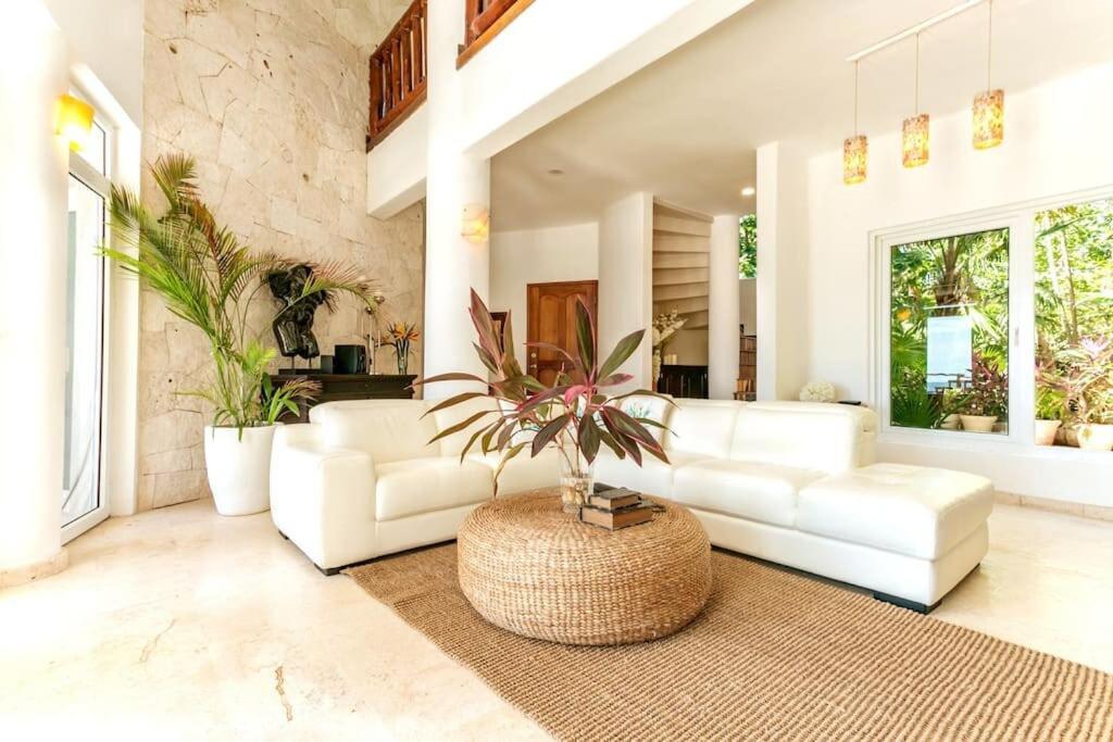 Luxury 5-Br Beachfront Home In Tulum Casa Sofia Gato Eksteriør bilde