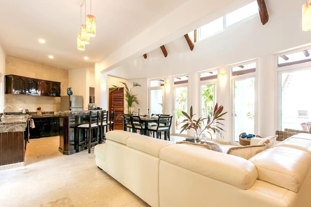 Luxury 5-Br Beachfront Home In Tulum Casa Sofia Gato Eksteriør bilde