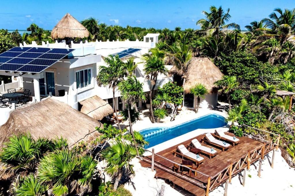 Luxury 5-Br Beachfront Home In Tulum Casa Sofia Gato Eksteriør bilde