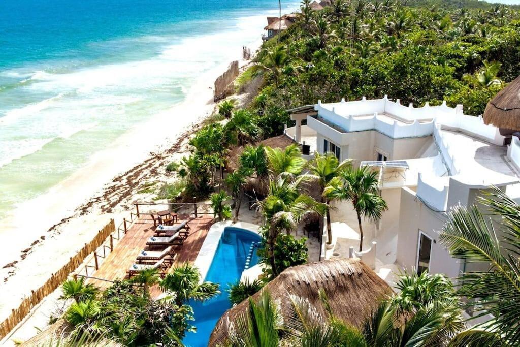 Luxury 5-Br Beachfront Home In Tulum Casa Sofia Gato Eksteriør bilde